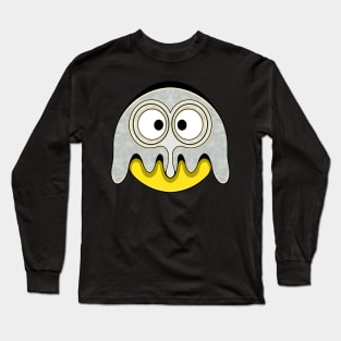 Cute Ghost Emoji artwork Long Sleeve T-Shirt